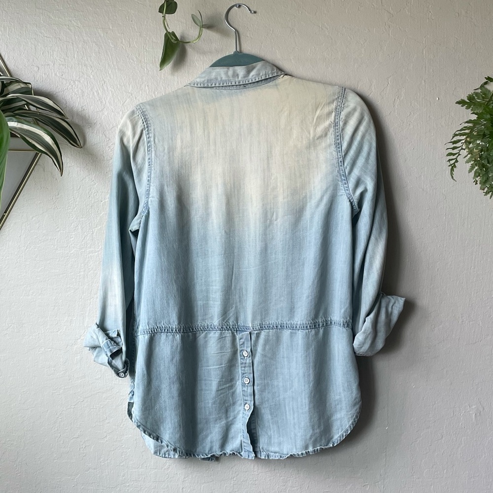 Lucky brand denim button down - Picture 2 of 4